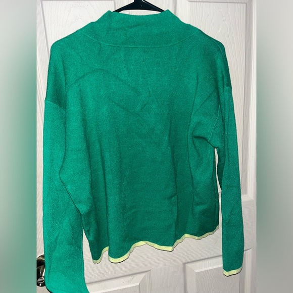 Maeve Women's Mock Neck Knit Long Sleeve Casual Pullover Sweater small - Picture 3 of 4